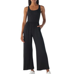 IMBŌDHI #Liveembodied Lenzing MicroModal Navy Blue Jumper Jumpsuit Size Medium